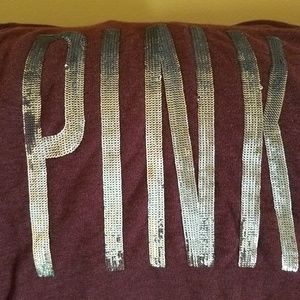 Pink bling hoodie